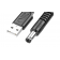 USB кабель с круглыми разъемами для зарядки 5in1 Shunyuan USB 5V