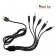 USB кабель с круглыми разъемами для зарядки 5in1 Shunyuan USB 5V