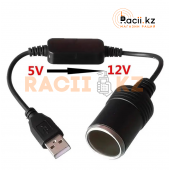 Коннектор-переходник авто 5V-12V