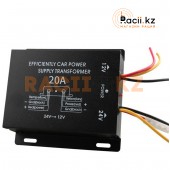 Блок питания с 24В в 12В 20A 
