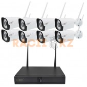 Набор из 8 камер видеонаблюдения WIFI Kit 5G 